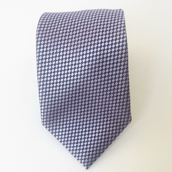 Lot of six Ermenegildo Zegna Silk Ties Paisley and solid patterned - Picture 10 of 11